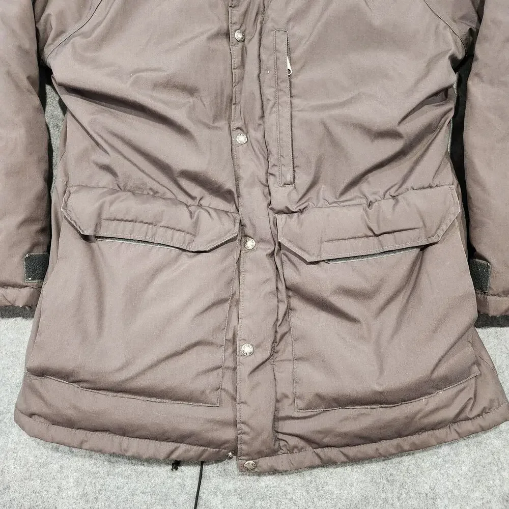 VTG 80s The North Face Mens XL Brown Label‎ USA Made Goose Down Puffer Jacket
